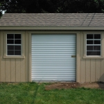 West Allis 10x15 Gable with side entry roll up door